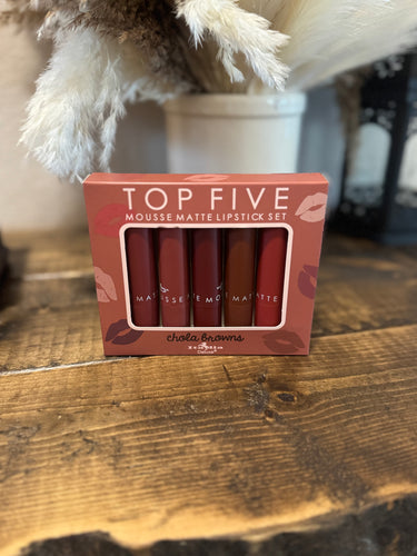 Mackenzie Matte Lipstick Pack of 6 New