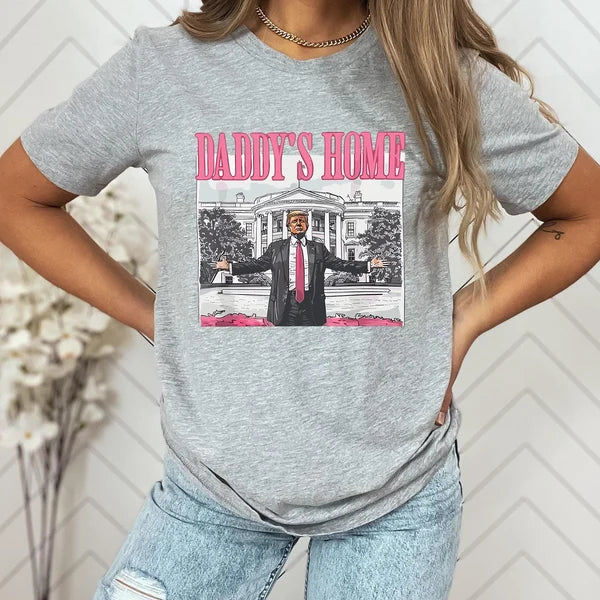 Grey Daddy’s home graphic tee new