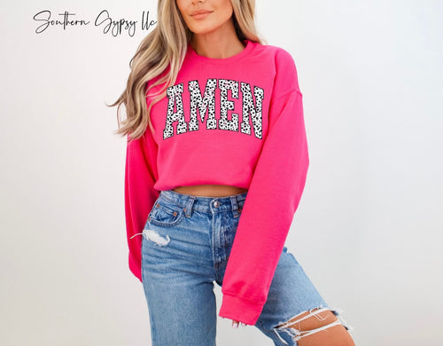 Pink Amen Crewneck New