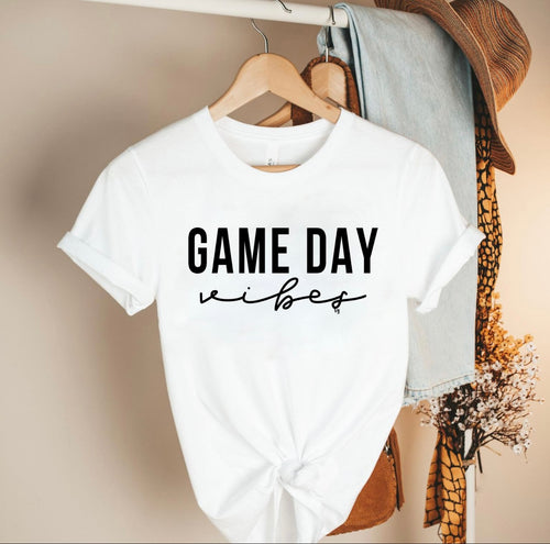 Game Day Vibes womens graphic Tee