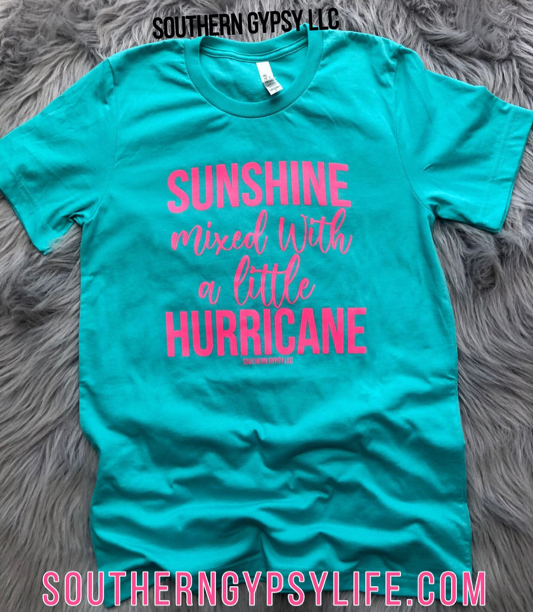 Sunshine mixed with a little hurricane graphic tee