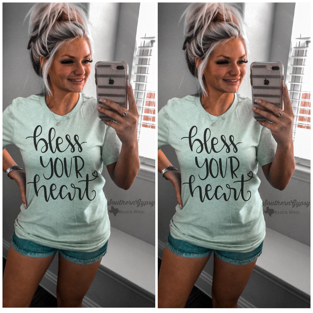 Bless Your Heart womens Graphic Tee