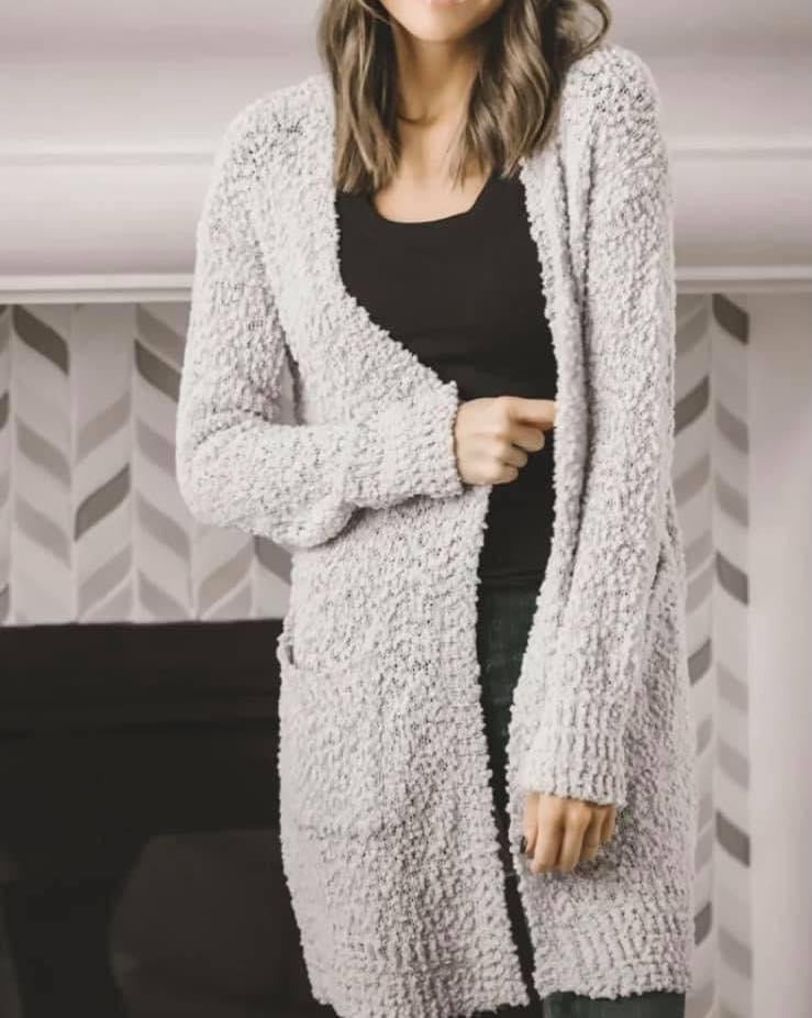 Mocha popcorn cheap cardigan