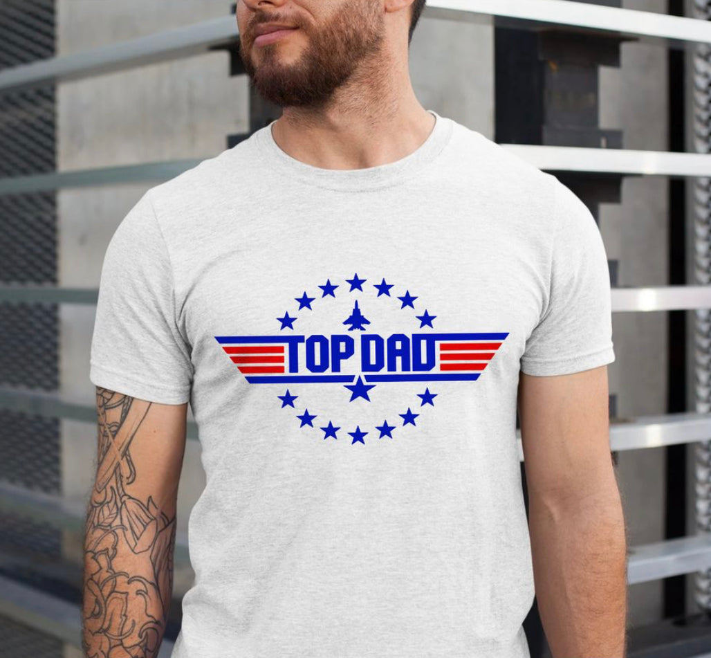 Top Dad Mens Graphic Tee